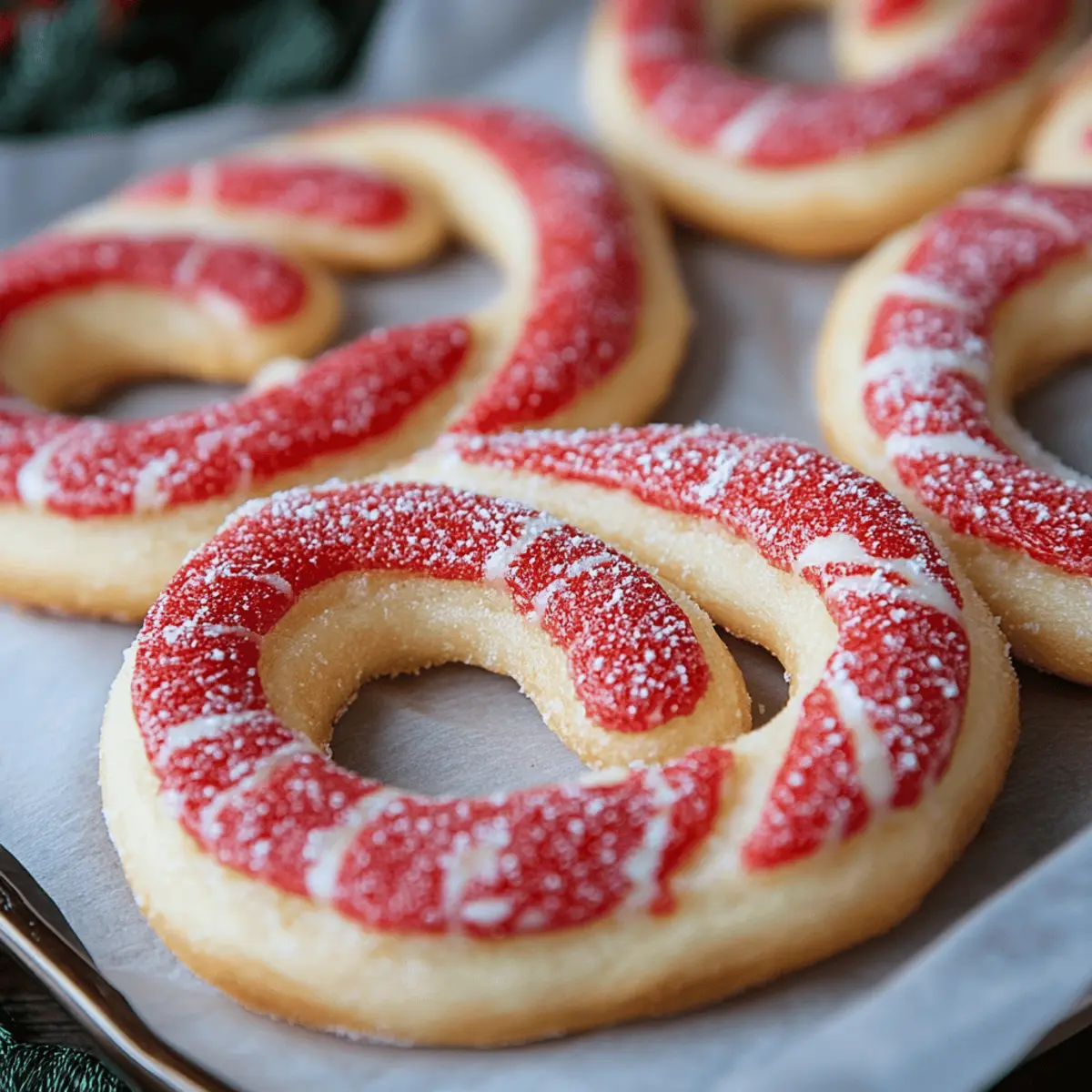 Candy Cane Cookies