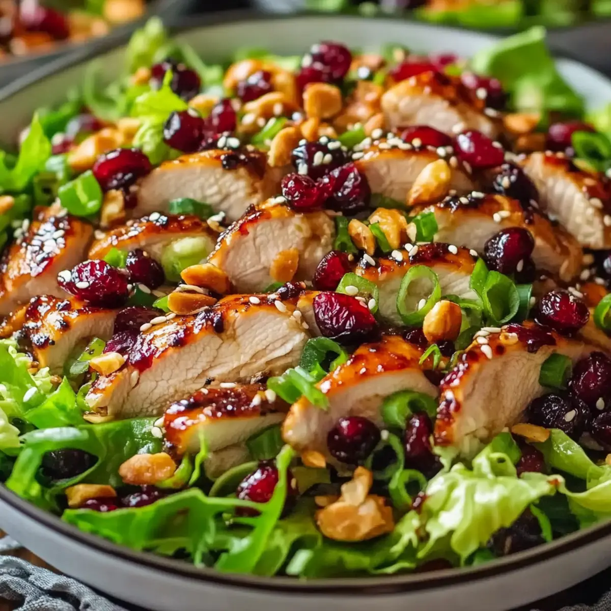Asian Chicken Cranberry Salad