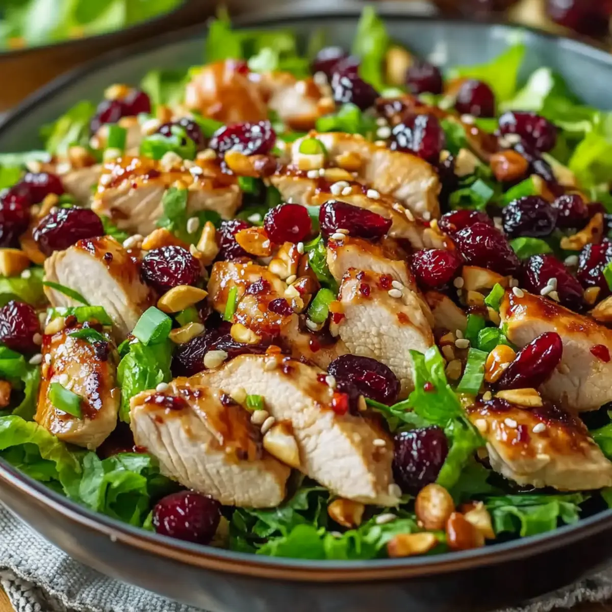 Asian Chicken Cranberry Salad