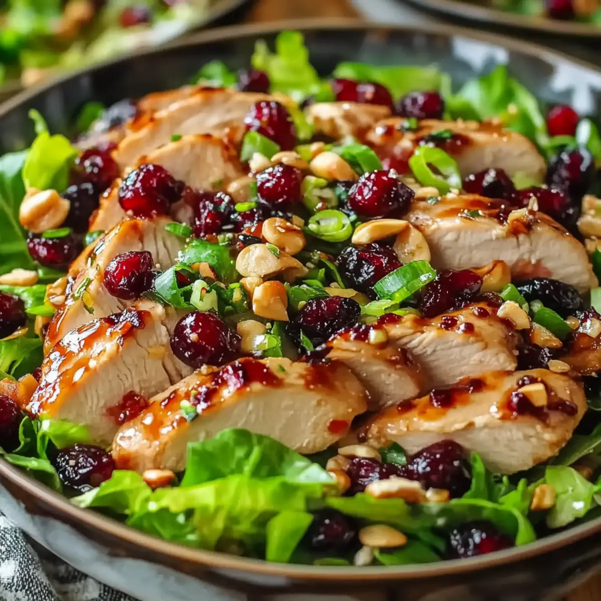 Asian Chicken Cranberry Salad