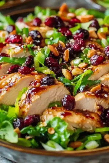 Asian Chicken Cranberry Salad