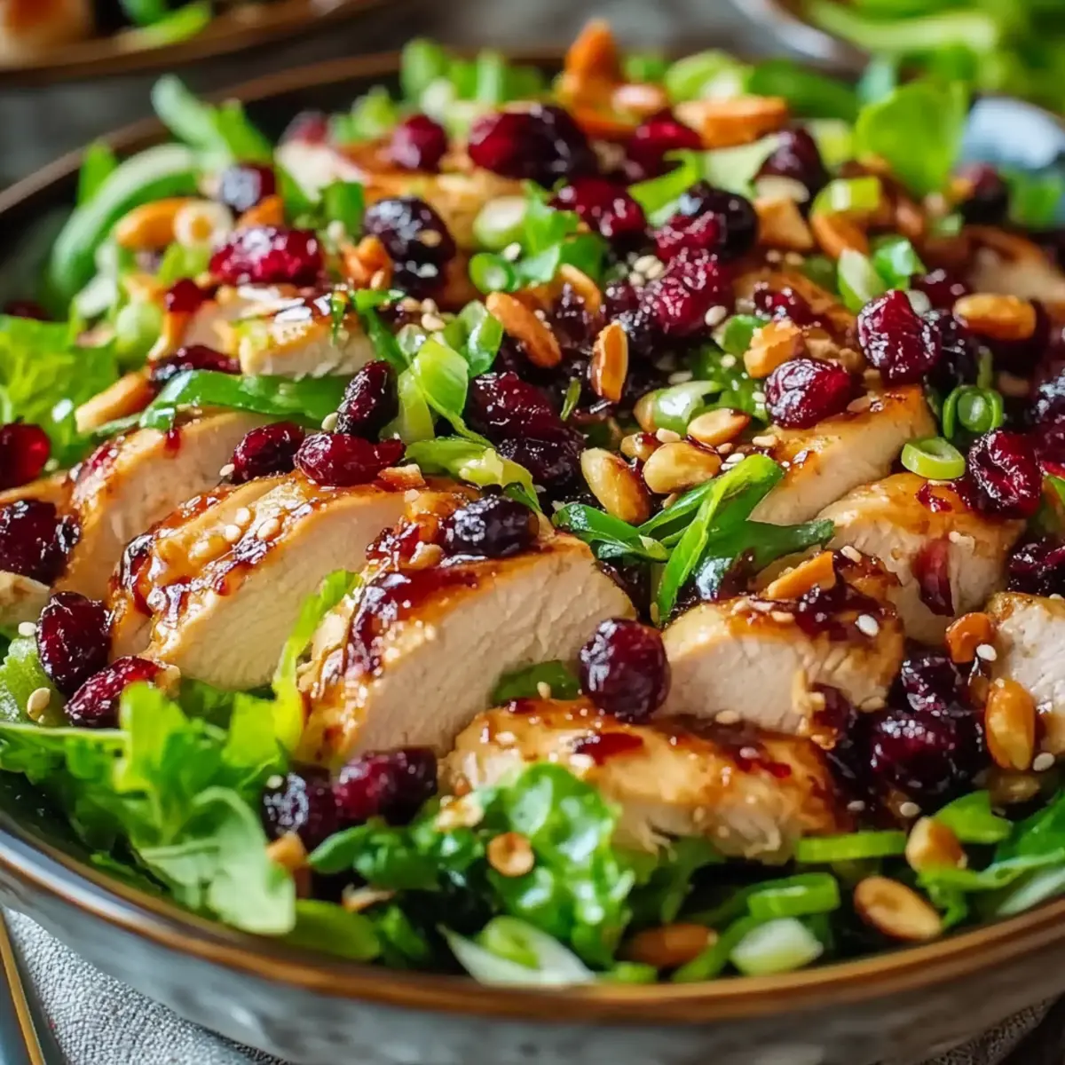 Asian Chicken Cranberry Salad