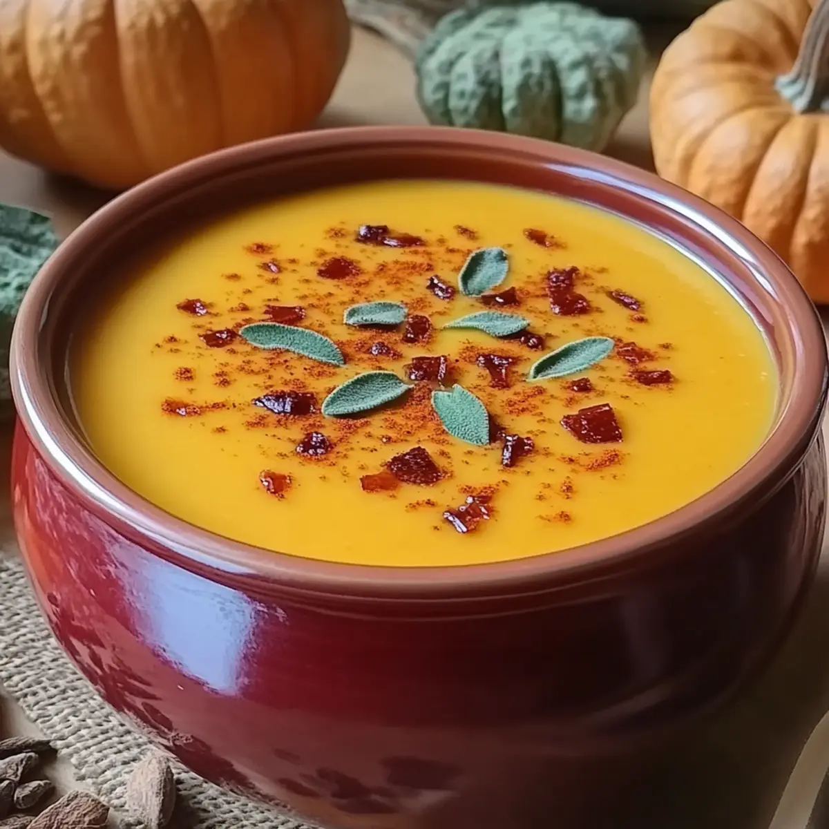 Autumn-Spiced Roasted Pumpkin Soup