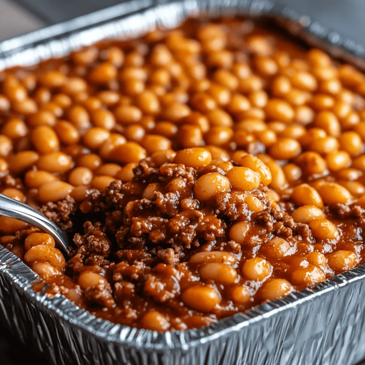 Baked Beans & Ground Beef Casserole
