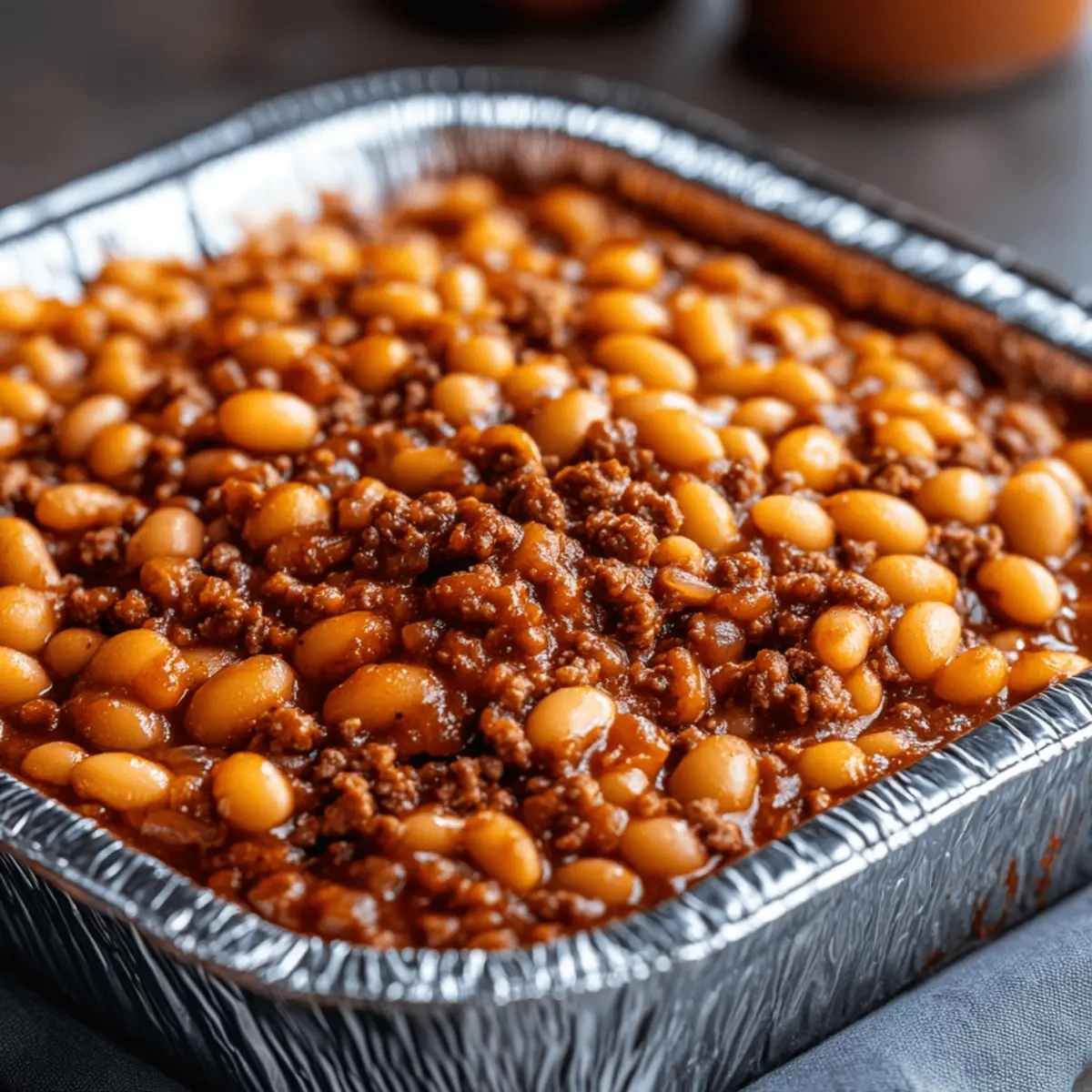 Baked Beans & Ground Beef Casserole