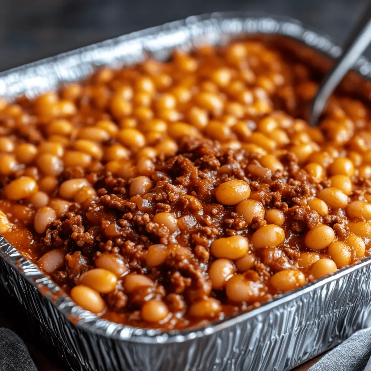 Baked Beans & Ground Beef Casserole