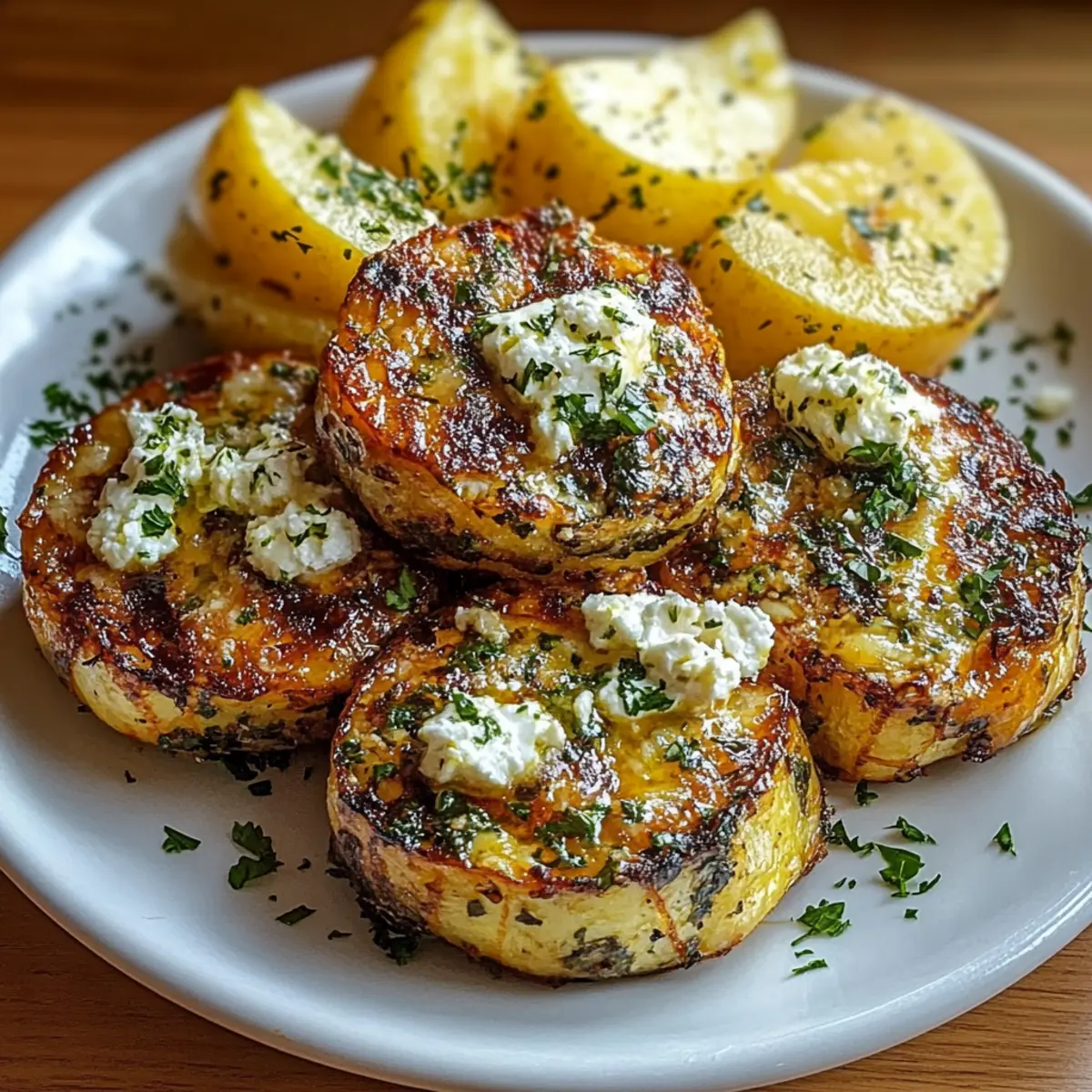 Baked Feta Potatoes