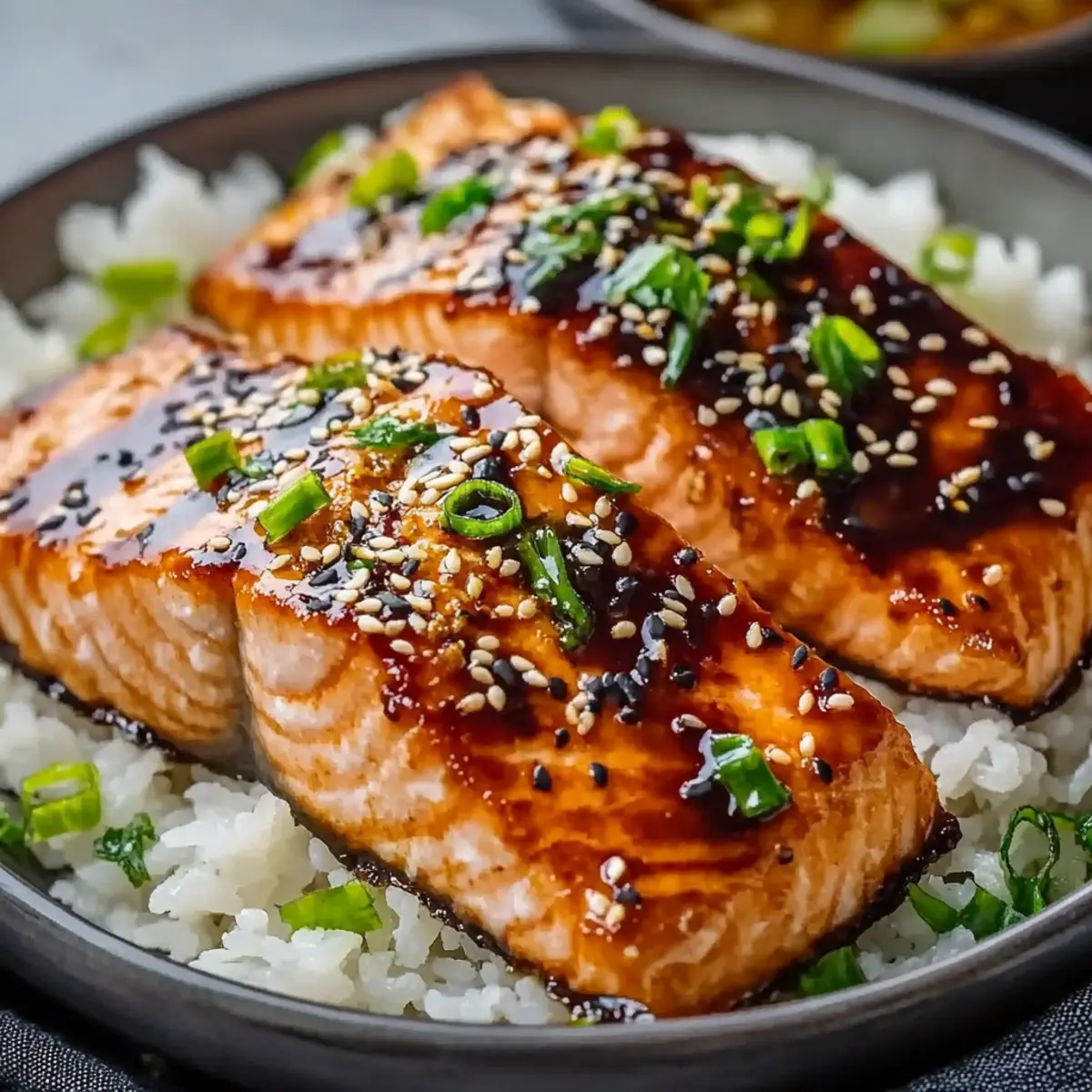 Baked Teriyaki Salmon