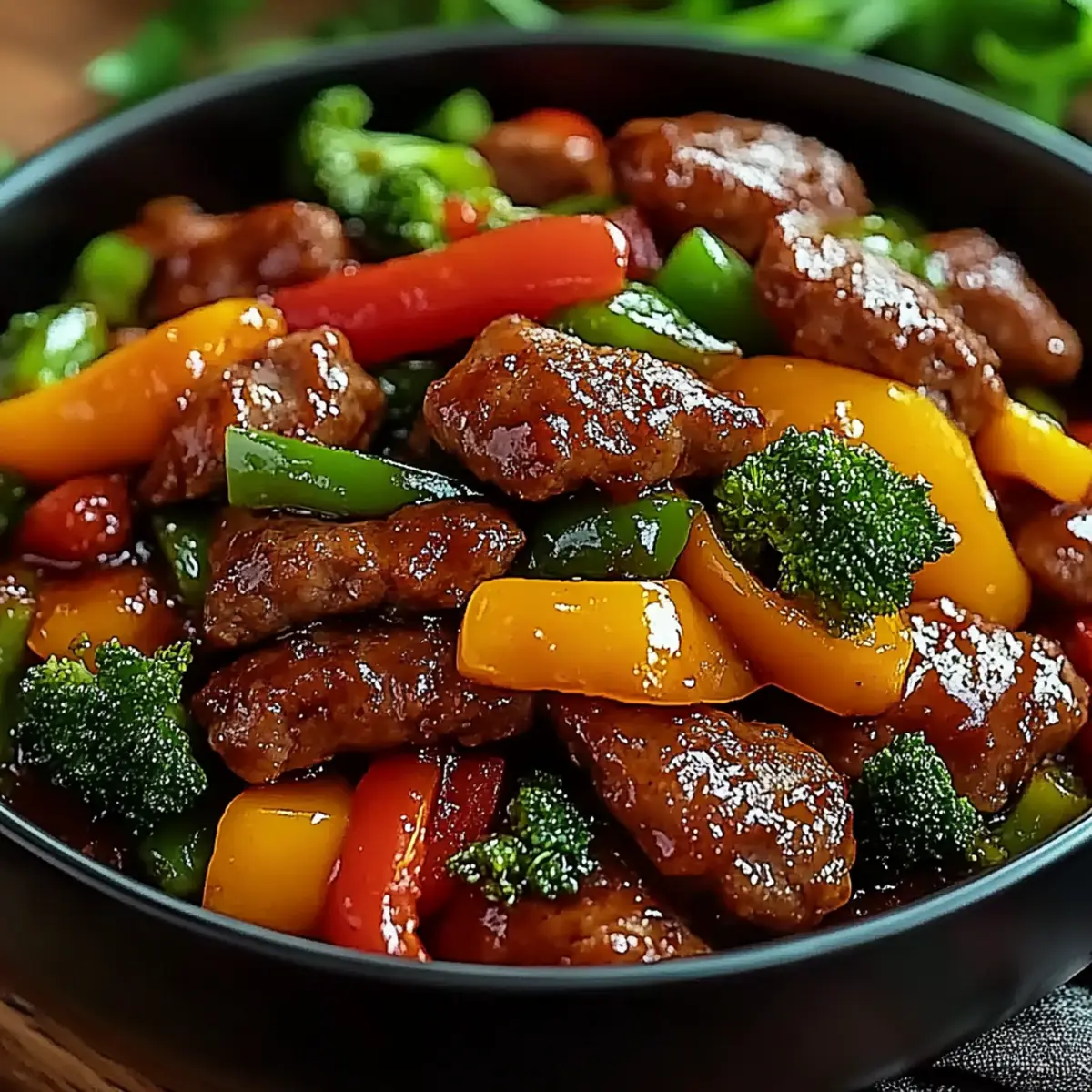 Beef Stir-Fry with Veggies
