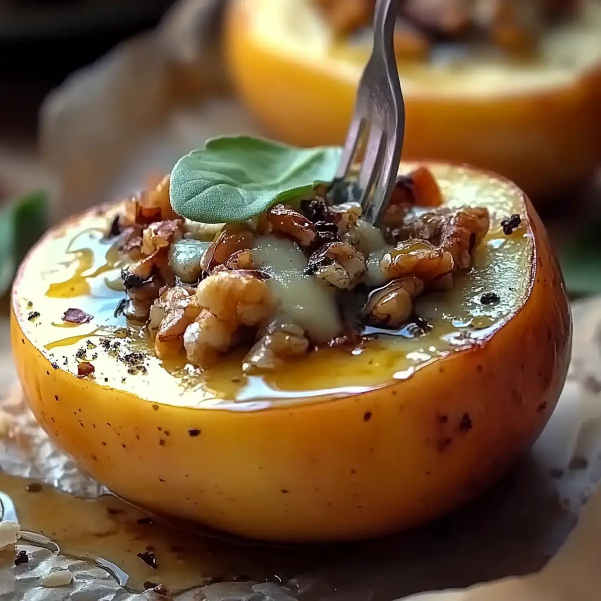 Blue Cheese Stuffed Pears