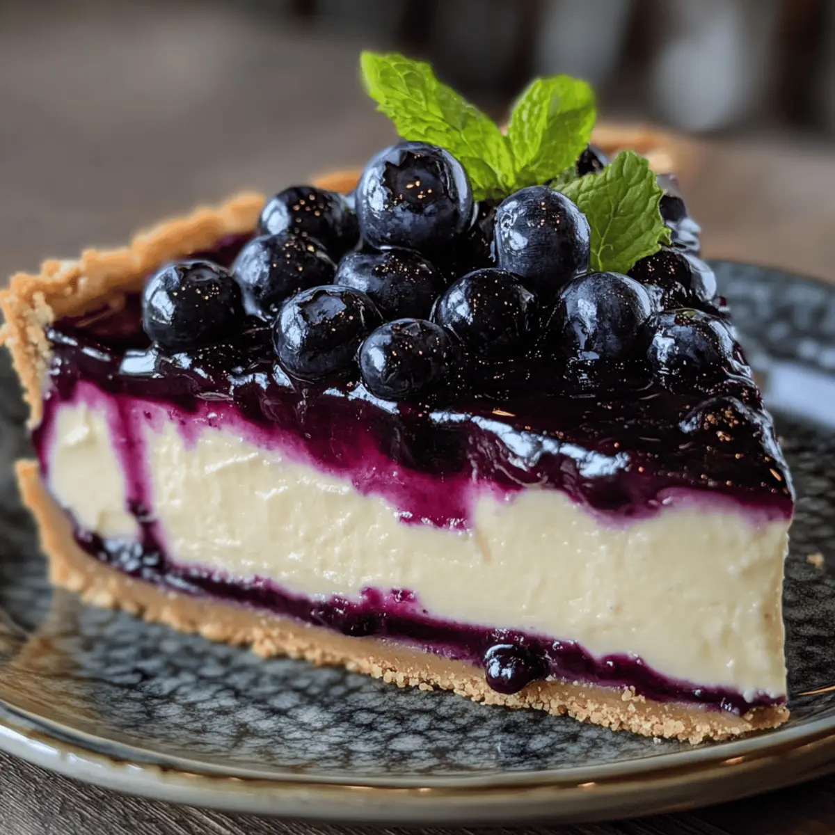 Blueberry Bliss Cheesecake