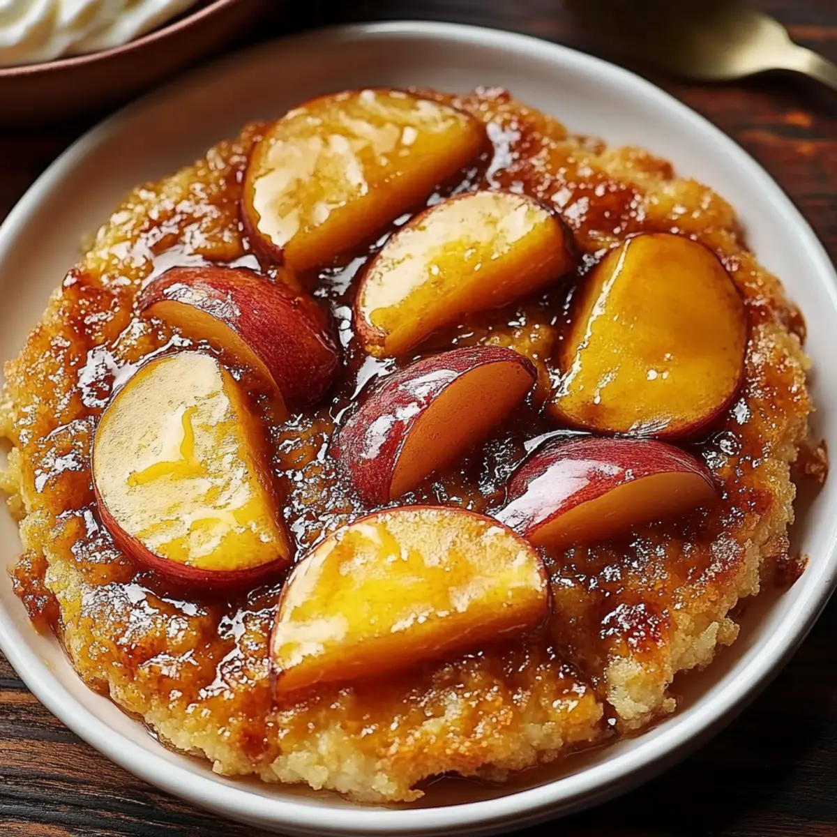 Brown Sugar Peach Cobbler