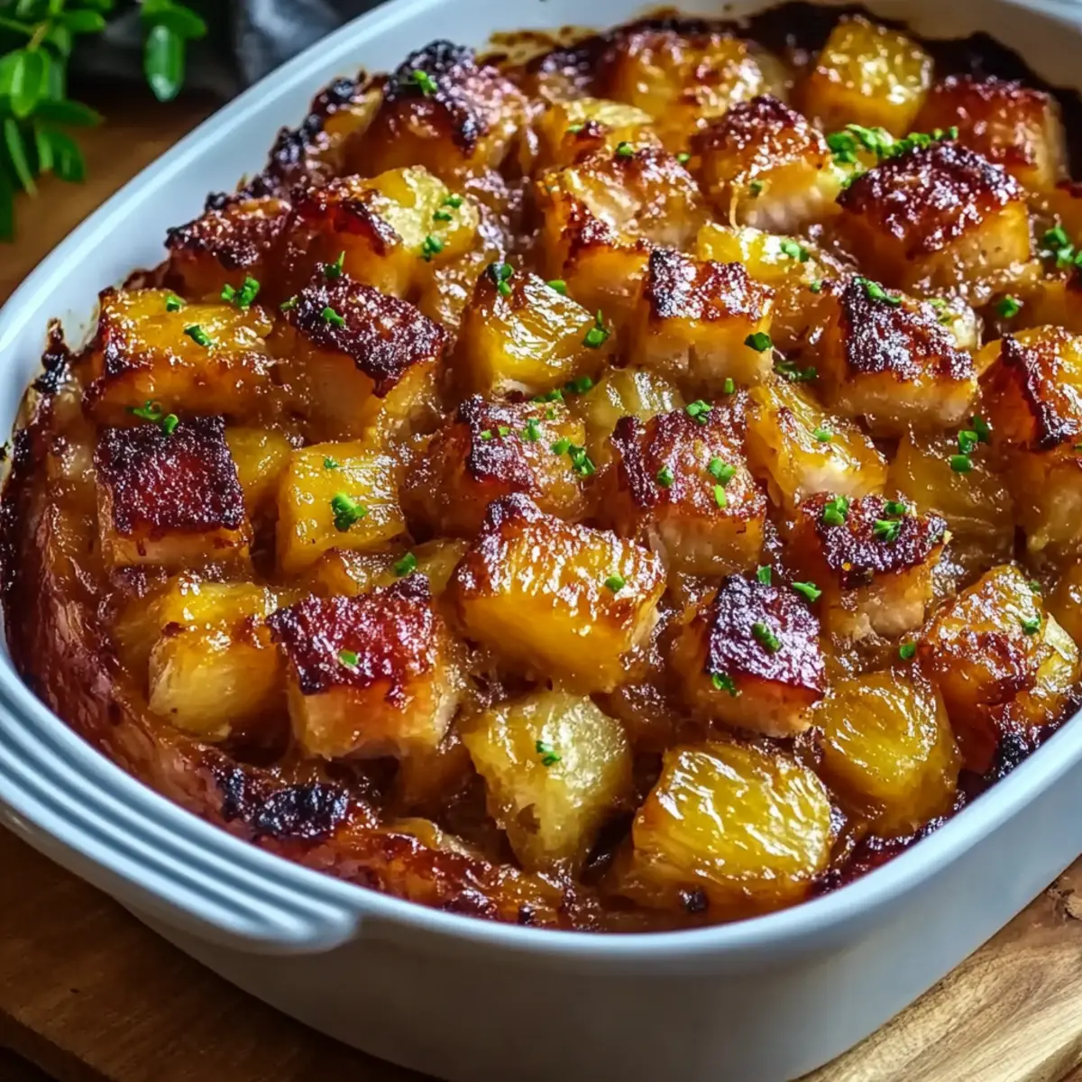 Brown Sugar Pineapple Ham Bake