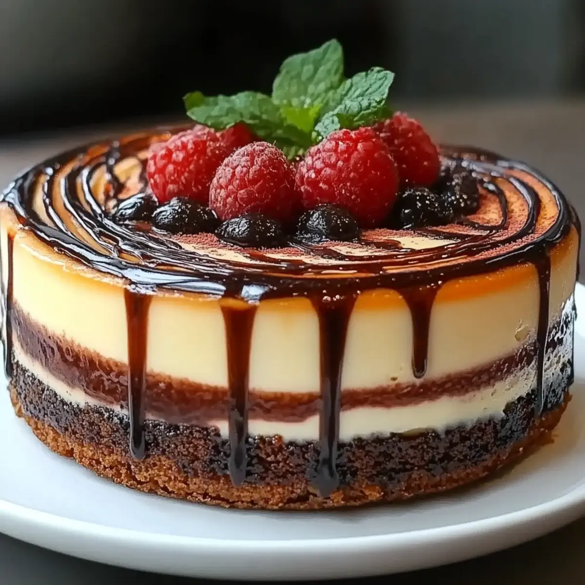 Brownie Cheesecake