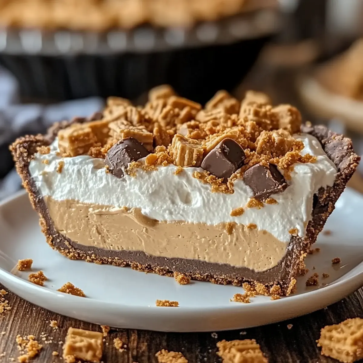 Butterfinger Peanut Butter Pie