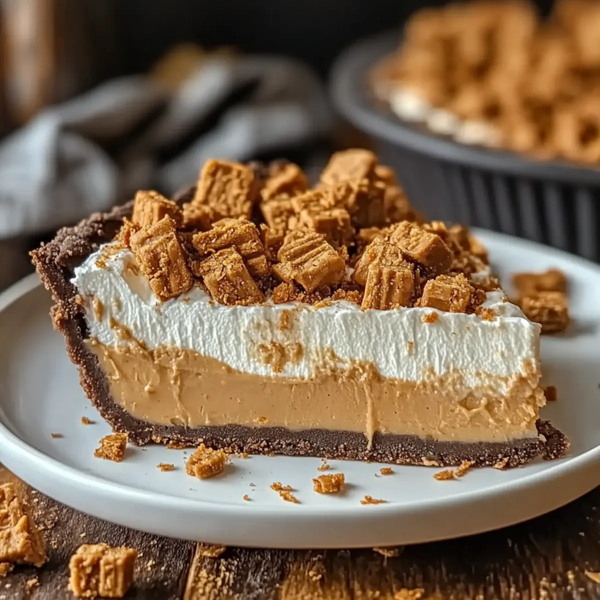 Butterfinger Peanut Butter Pie