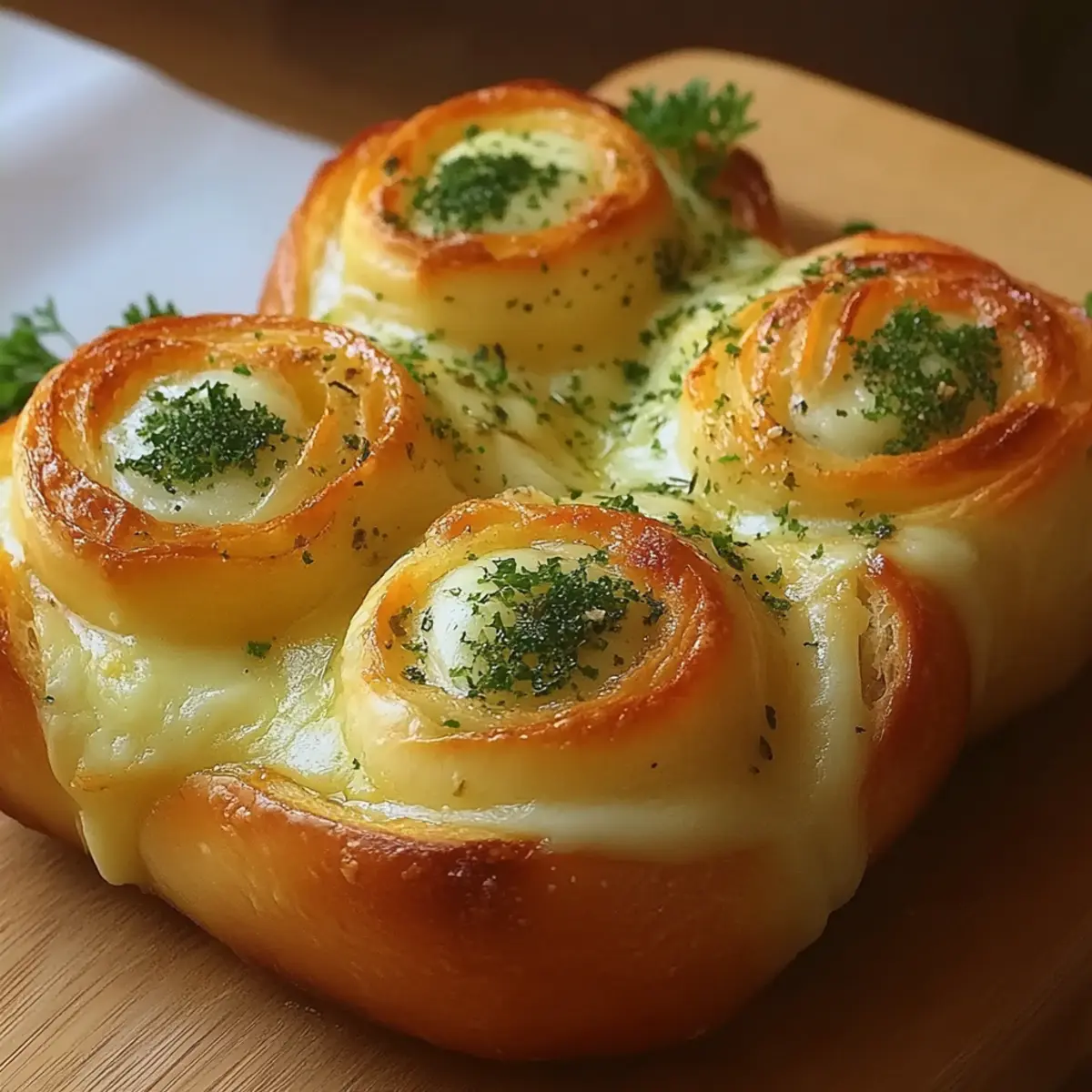 Buttery Cheese Garlic Rolls