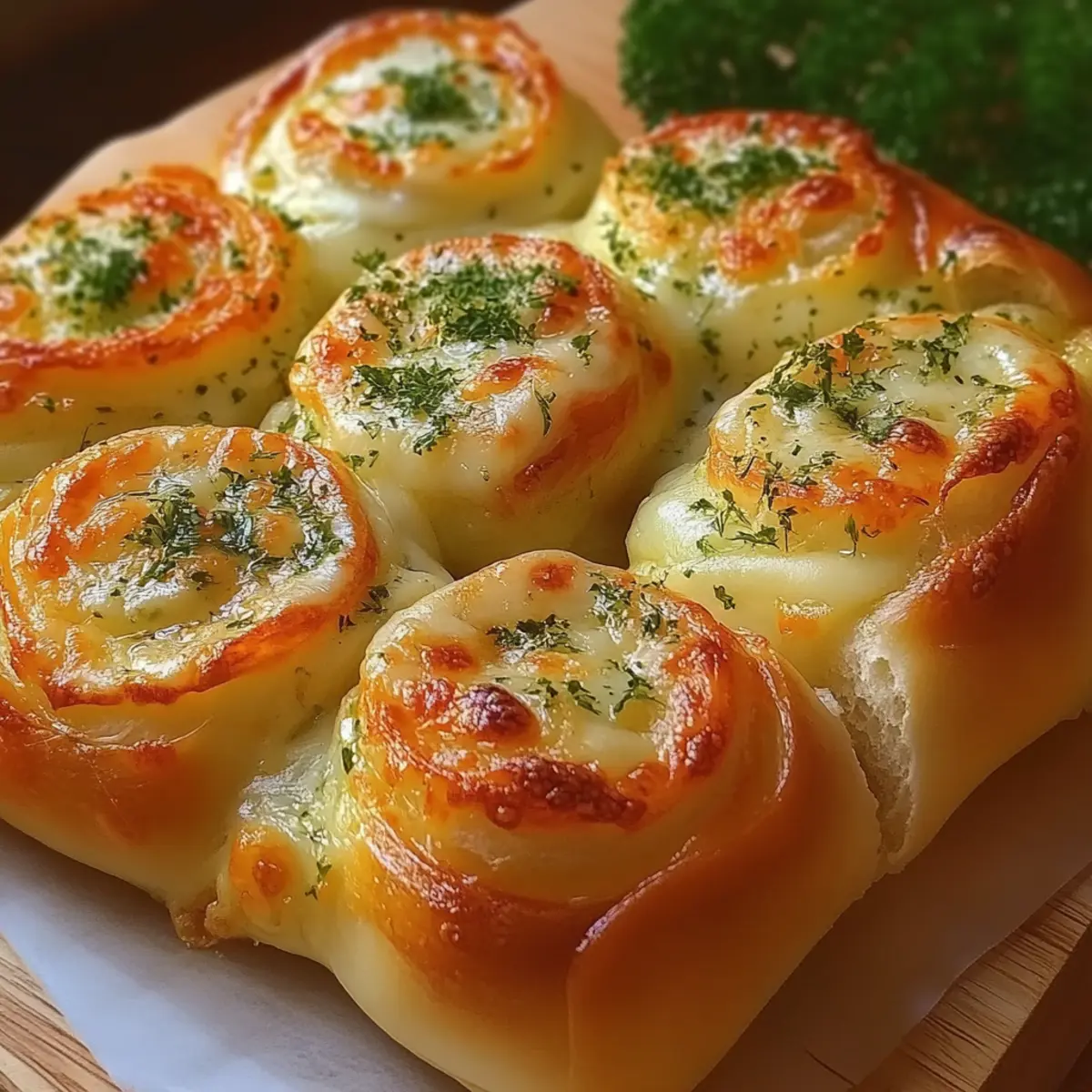 Buttery Cheese Garlic Rolls