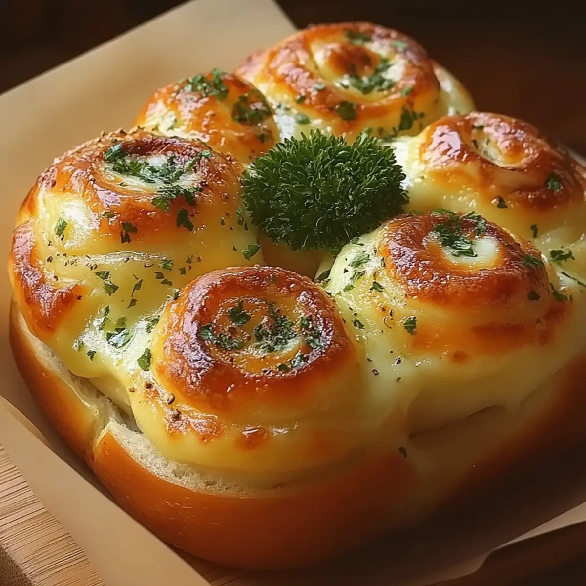 Buttery Cheese Garlic Rolls