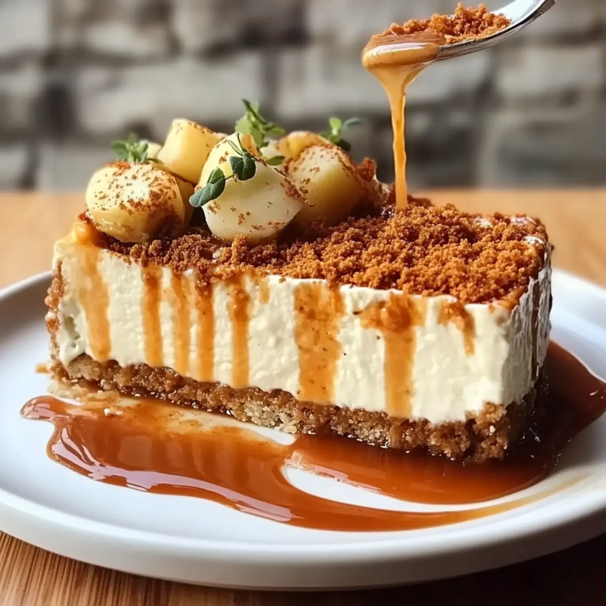 Caramel Apple Cheesecake Bars