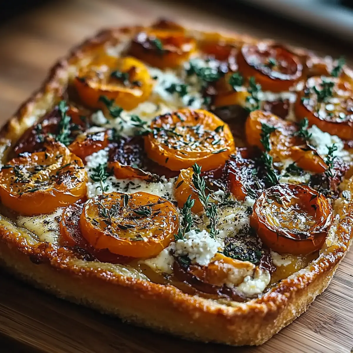 Caramelized Onion Butternut Squash Tart