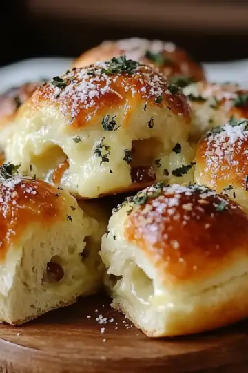 Cheese-Filled Garlic Knots
