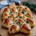 Cheesy Christmas Tree Bread