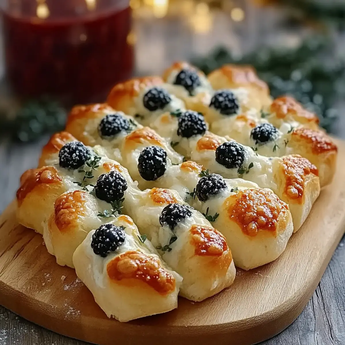 Cheesy Christmas Tree Bread