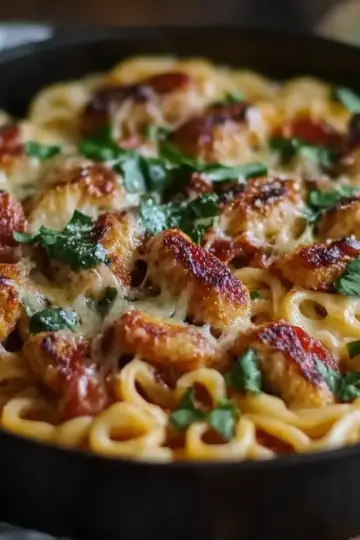 Chicken Apple Sausage One Pan Pasta