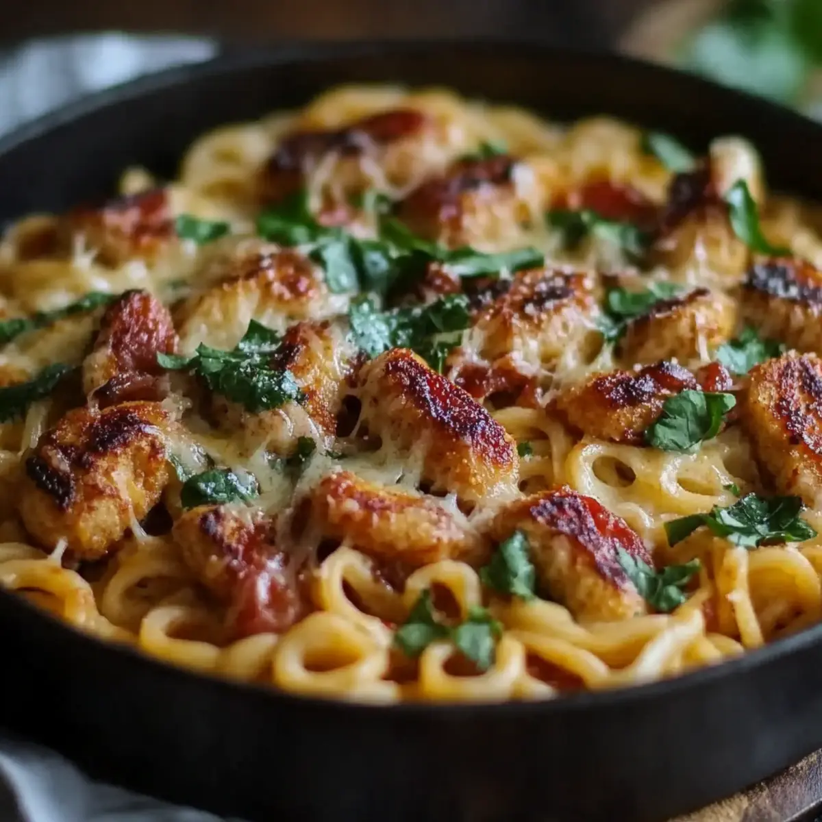 Chicken Apple Sausage One Pan Pasta
