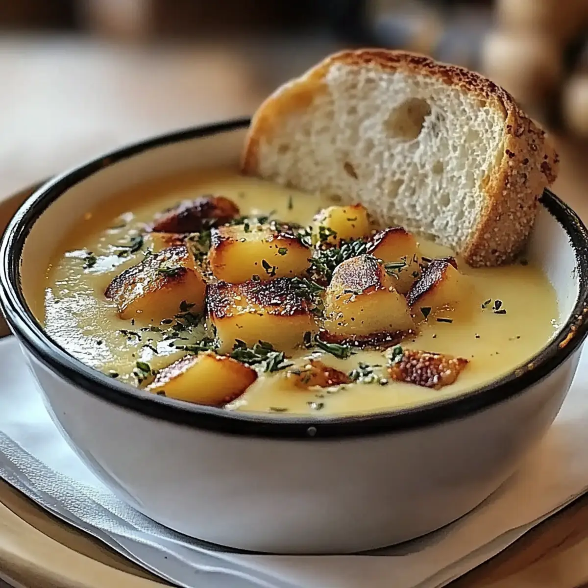 Country French Garlic Soup