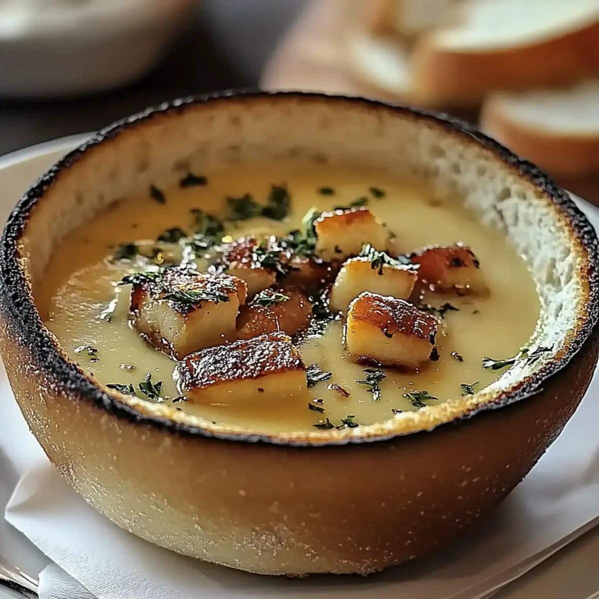 Country French Garlic Soup