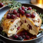 Cranberry Brie Stuffed Chicken
