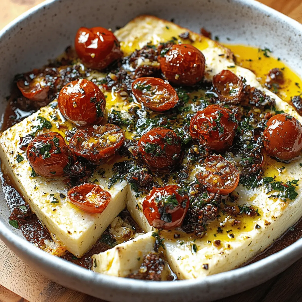 Creamy Baked Feta