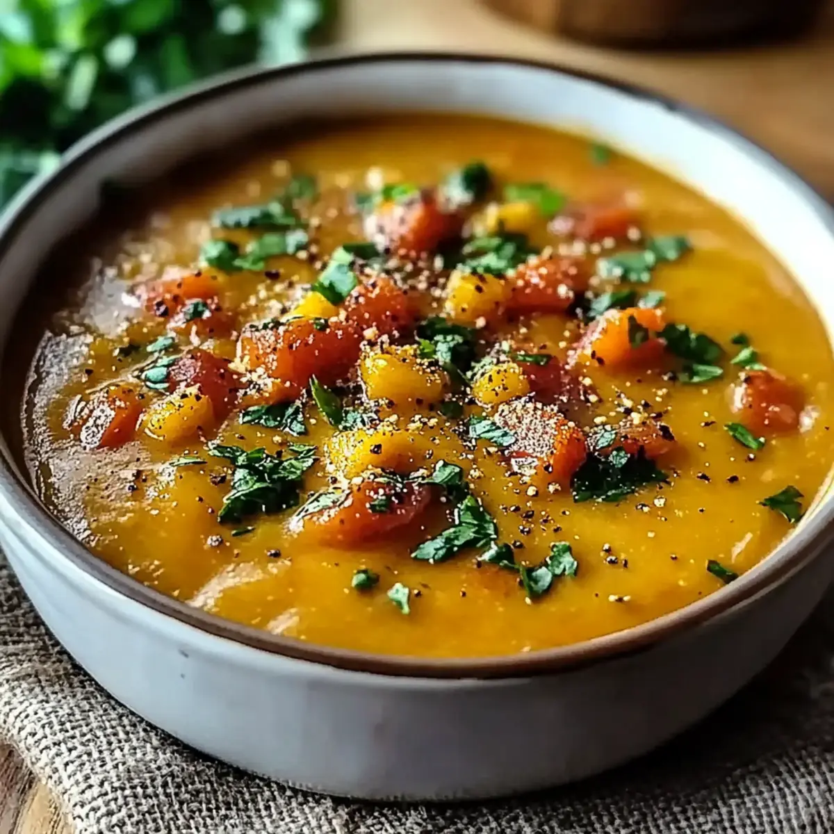 Creamy Roasted Vegetable Soup