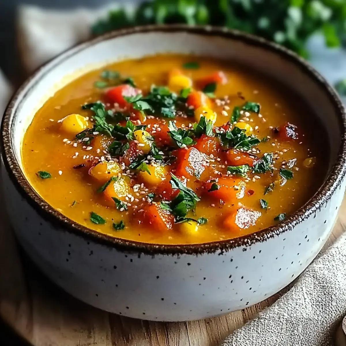 Creamy Roasted Vegetable Soup