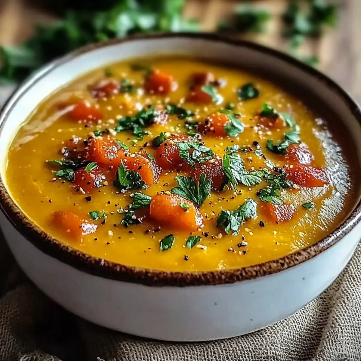 Creamy Roasted Vegetable Soup