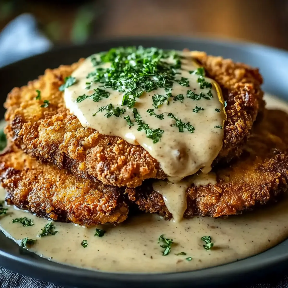 Crispy Buttermilk Chicken Fried Steak