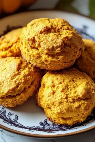 Fluffy Spiced Pumpkin Biscuits