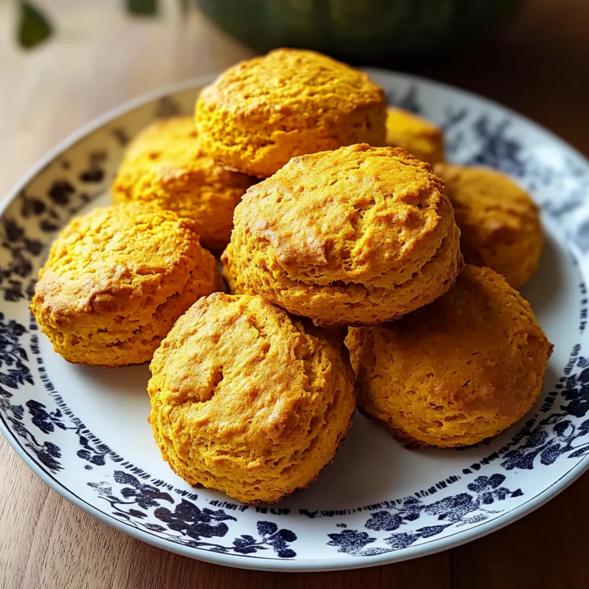 Fluffy Spiced Pumpkin Biscuits