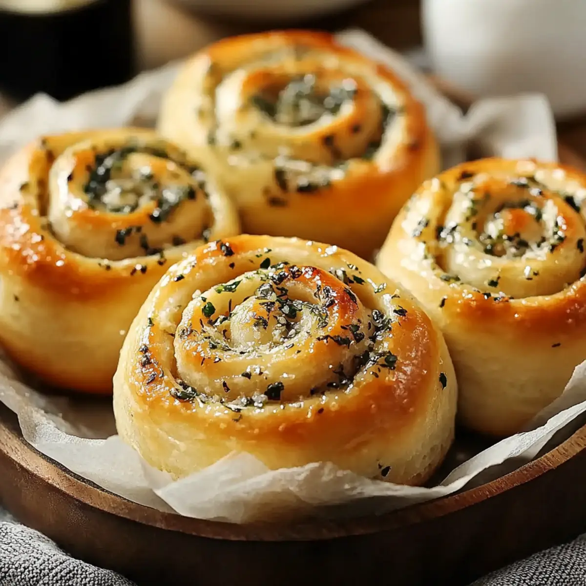 Garlic Swirl Rolls