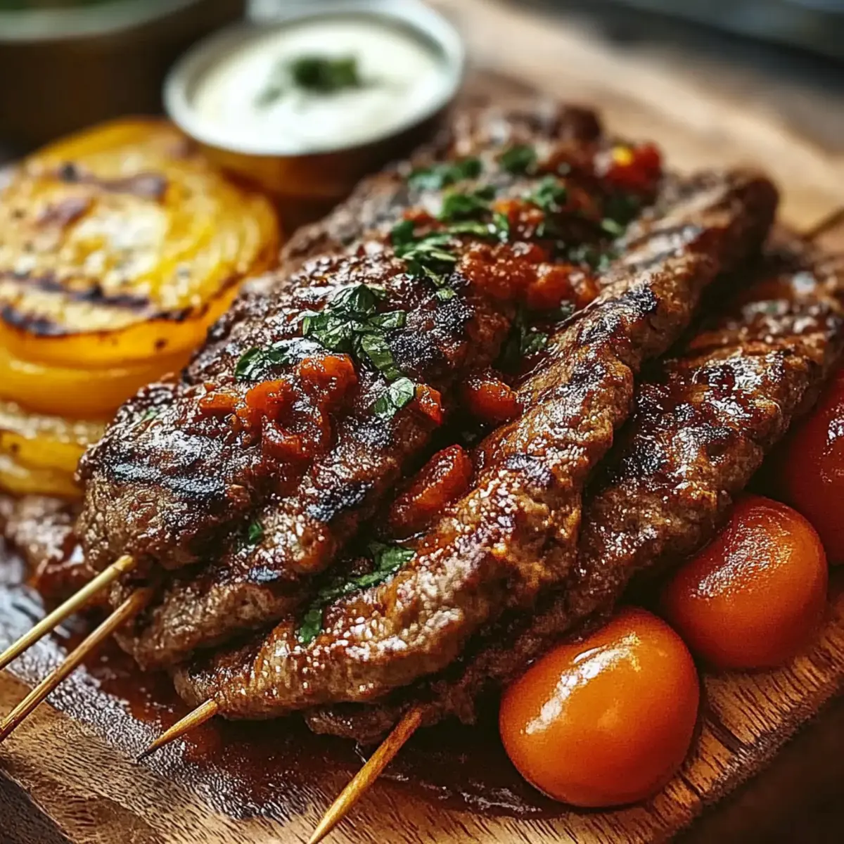 Greek Beef Souvlaki