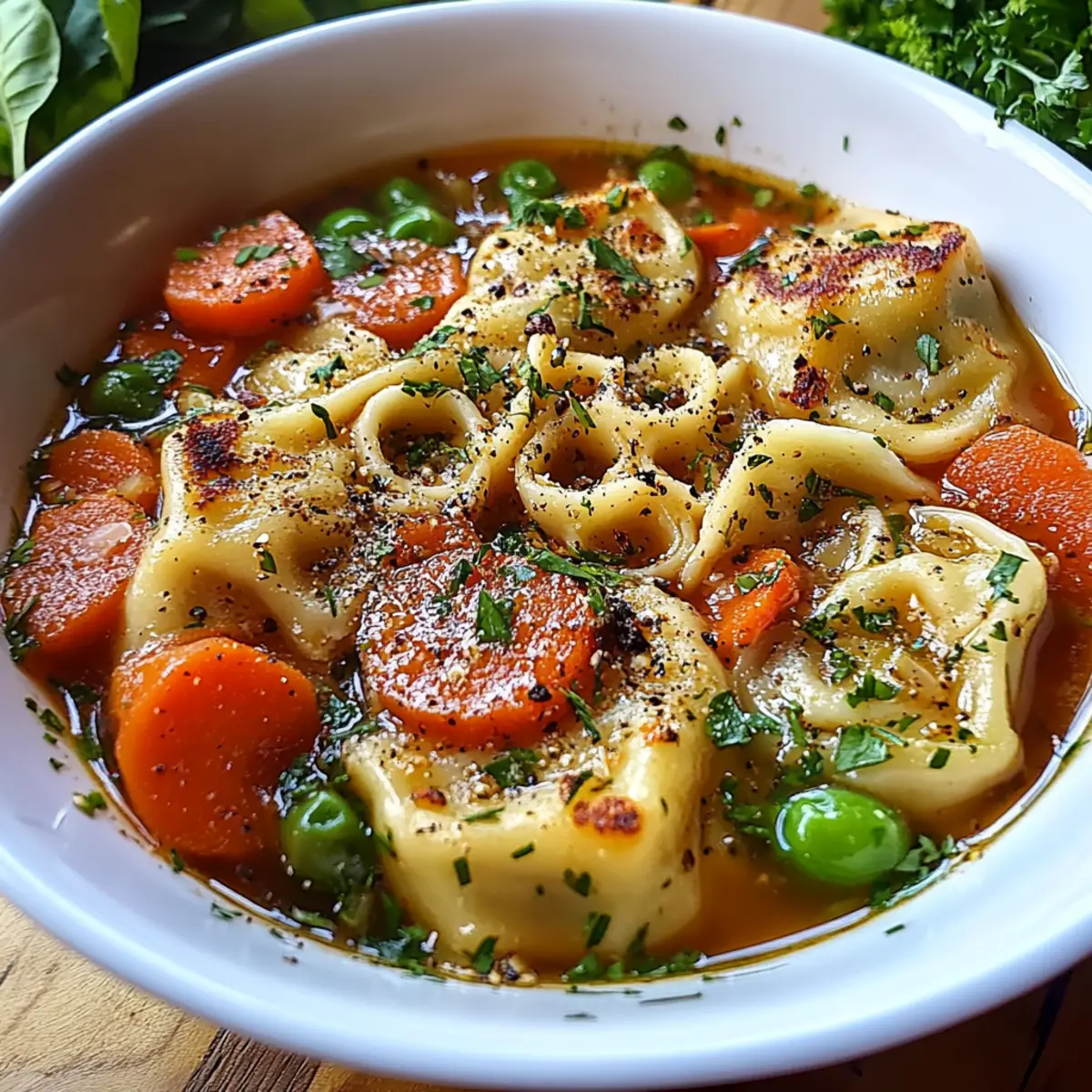 Healthy Tortellini Soup