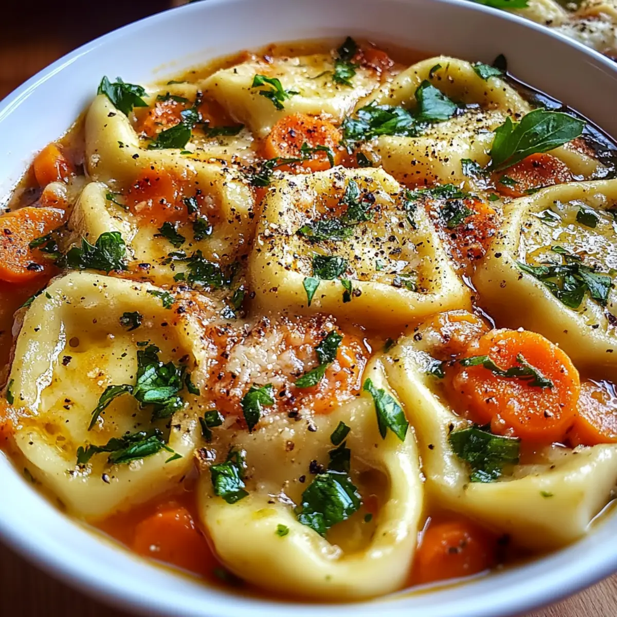 Healthy Tortellini Soup