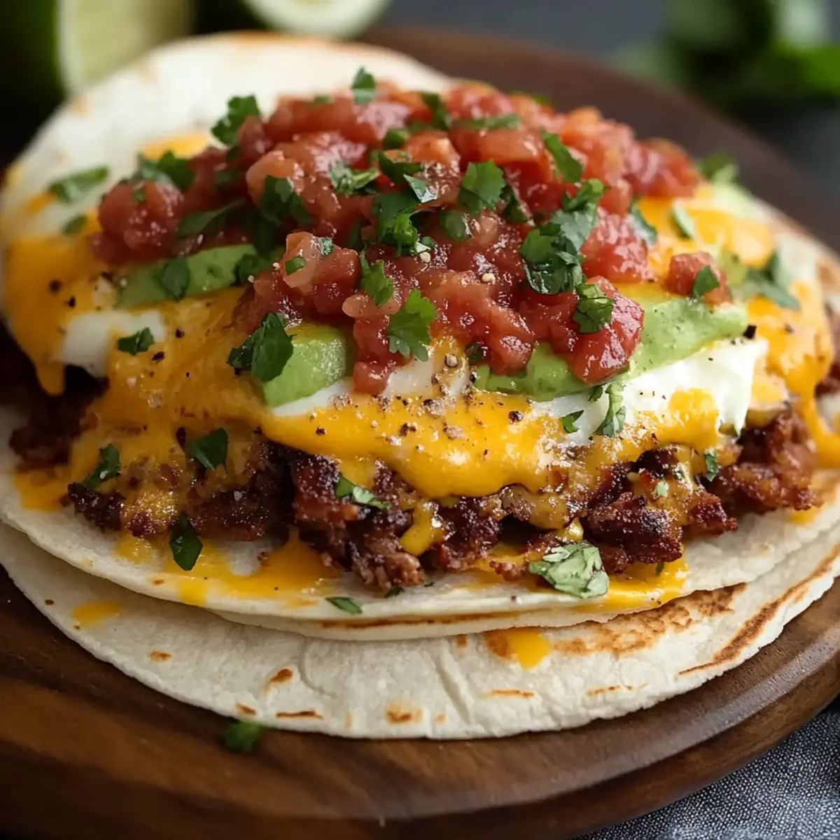 Hearty Mexican-Style Breakfast Tacos