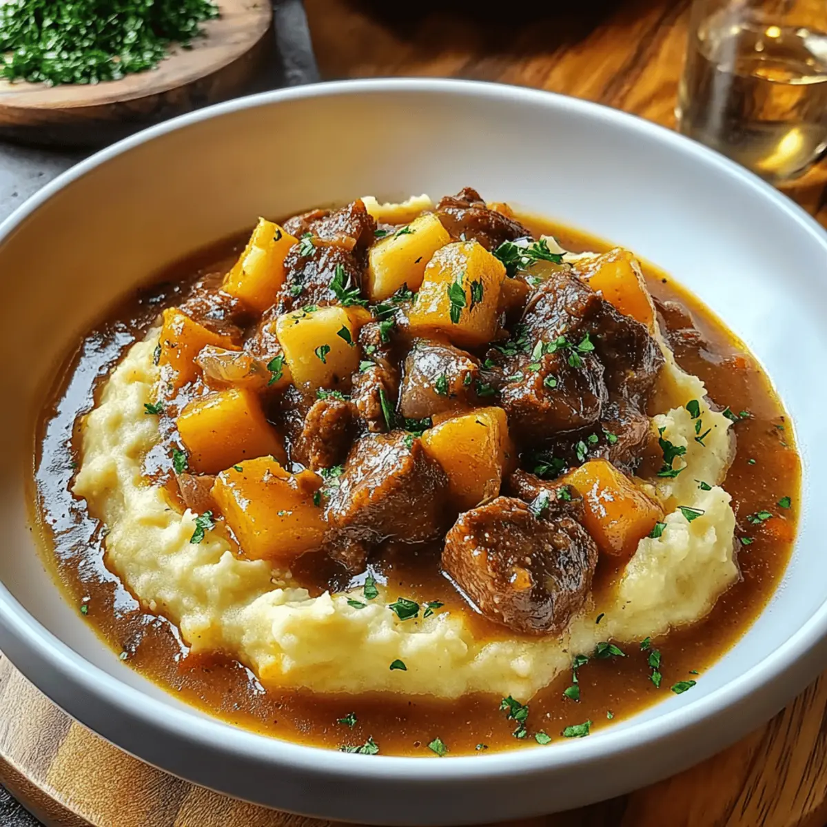 Irish Stew With Mashed Potatoes