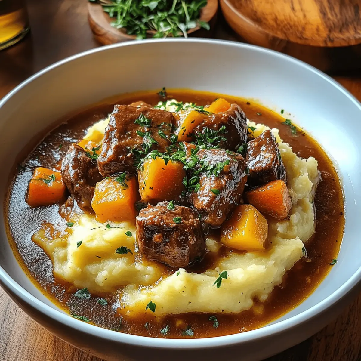 Irish Stew With Mashed Potatoes