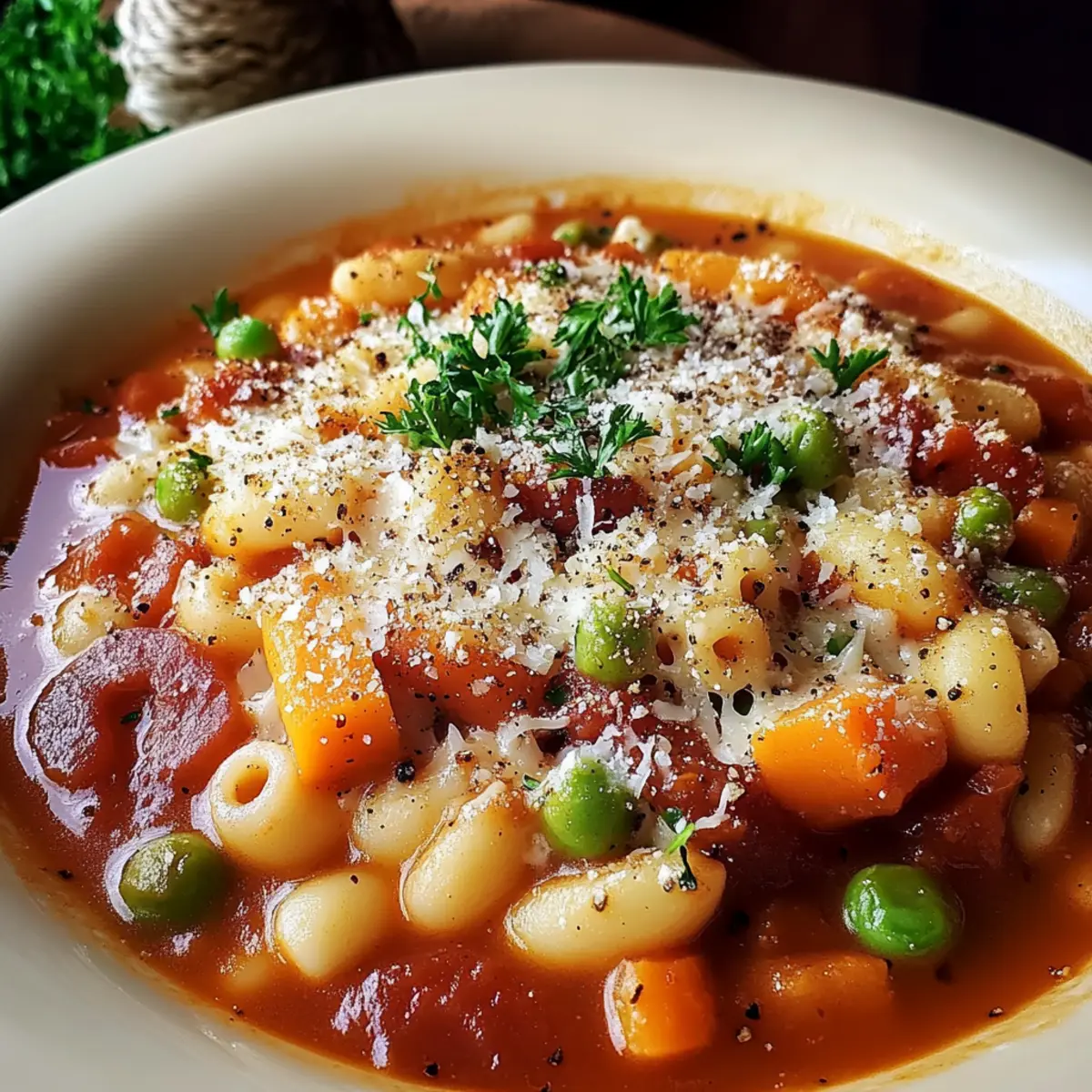 Italian Pasta Fagioli Soup