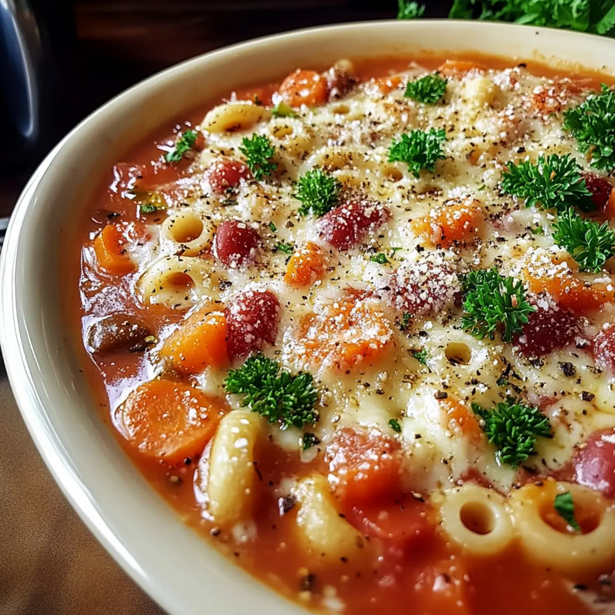 Italian Pasta Fagioli Soup