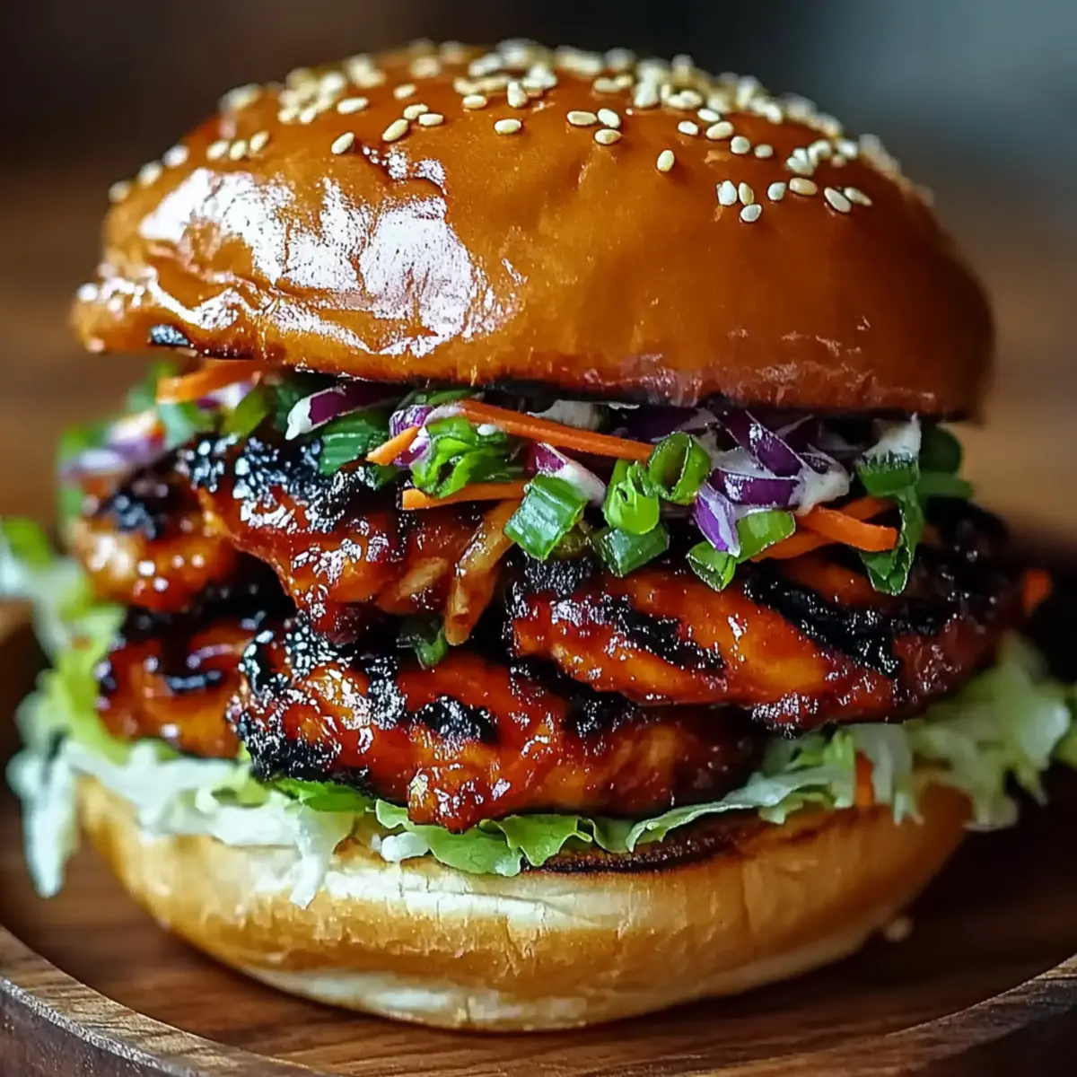 Korean BBQ Chicken Sandwich
